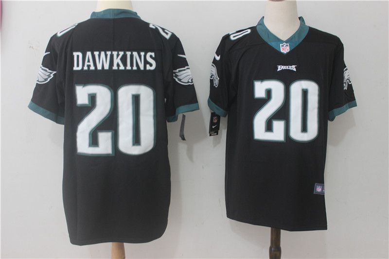 Men Philadelphia Eagles #20 Dawkins Black Nike Vapor Untouchable Limited NFL Jerseys